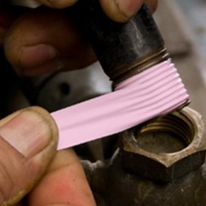 pink plumbers tape