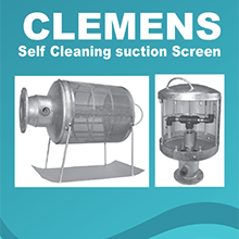 Clemens Self Cleaning Suction Screen
